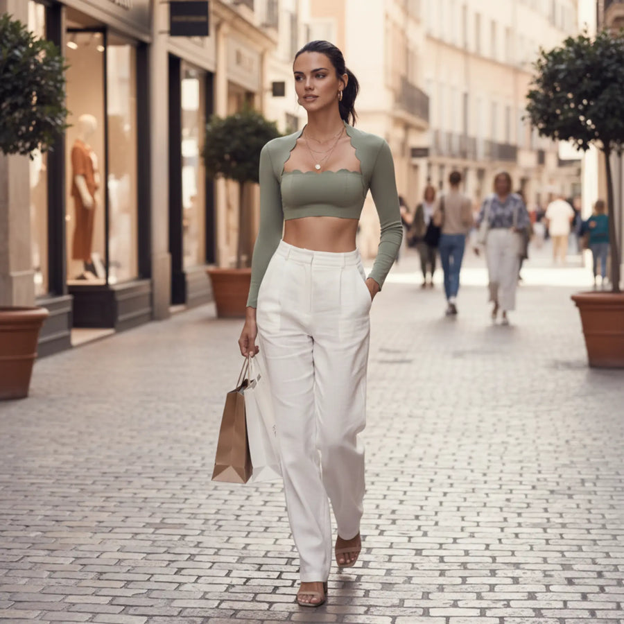 Top femme manche longue Aura