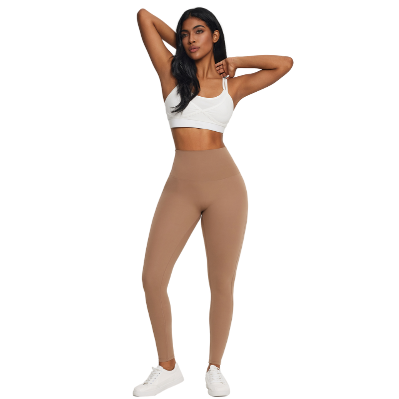 BootyBoost: Legging pour femmes Push-up cacao  face