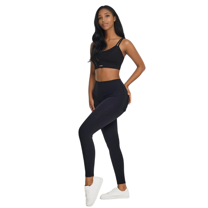 BootyBoost: Legging pour femmes Push-up noir face