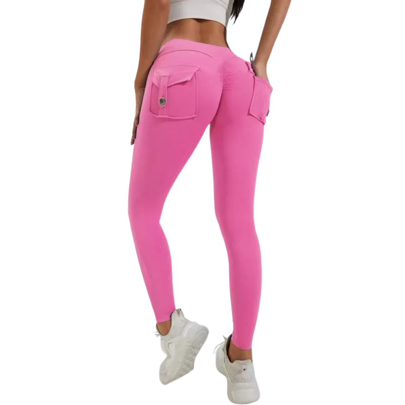 BootyBoost: Legging pour femmes Push-up rose fesse