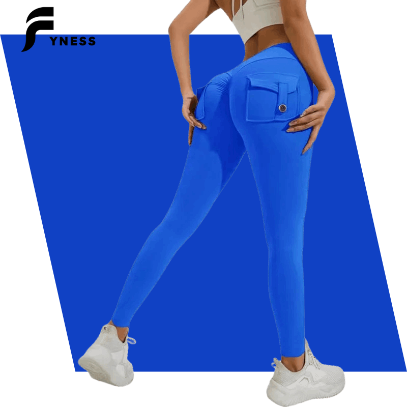 BootyBoost: Legging pour femmes Push-up variant bleu