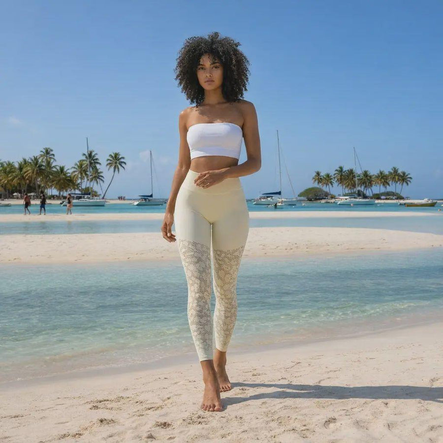 KAIA — LEGGING AJOURÉ