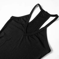 Sleeveless V Neck Ribbed Tank Top Spring Summer 2025 Women Clothes Casual Basic Top Black White Gray Camisloe Wholesale