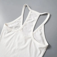 Sleeveless V Neck Ribbed Tank Top Spring Summer 2025 Women Clothes Casual Basic Top Black White Gray Camisloe Wholesale