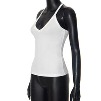 Sleeveless V Neck Ribbed Tank Top Spring Summer 2025 Women Clothes Casual Basic Top Black White Gray Camisloe Wholesale